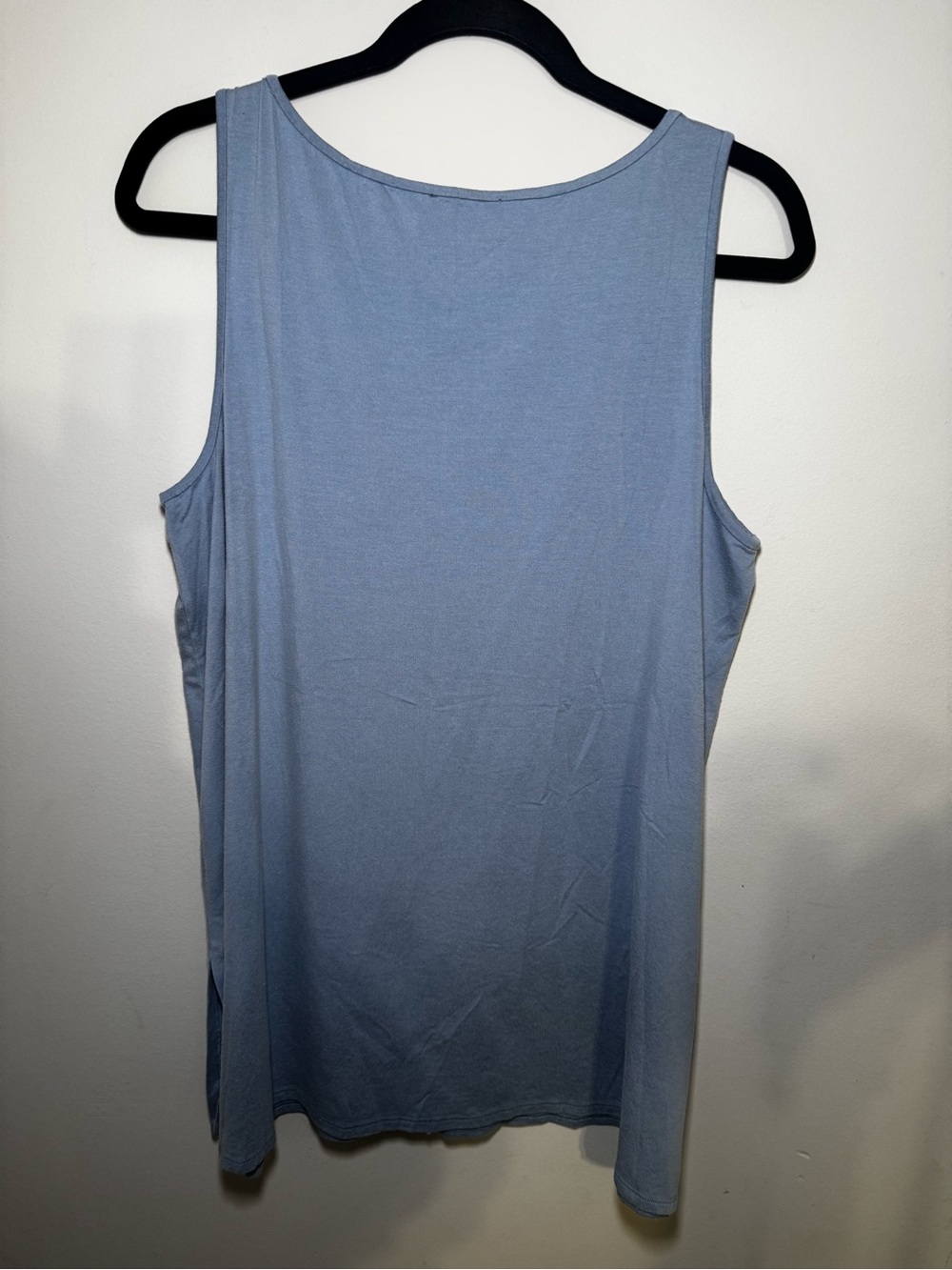 Eileen Fisher Soft Sky Blue Scoop Neck Tank - Picture 4 of 6